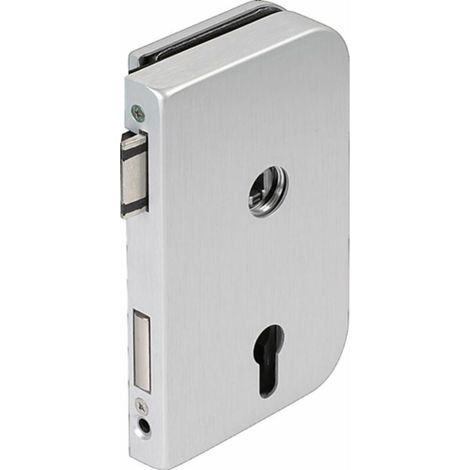 dormakaba Serrure de porte en verre OFFICE Junior LM argent anodisé PZ DIN droite - 81126115099