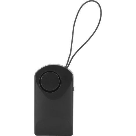 Capteur d'Alarme Porte 120dB Fort Sans Fil, Détecteur de Contact Porte Noir Alarme Sécurité