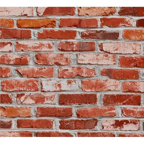21096 Cinta adhesiva Classic Brick Rojo 45cmx1.5m - Accesorios Decorativos