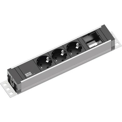 [NEUWERTIG] B-Ware Bachmann Steckdosenleiste Mehrfachsteckdose Universal 3x Schuko Stromverteiler