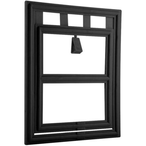 BUNTHAUS Estink Porte Magnétique pour Animaux de Compagnie, Chatière Automatique pour Chats et Petits Chiens, Noir, Large, Compatible avec Portes et Fenêtres Moustiquaires (1/5)
