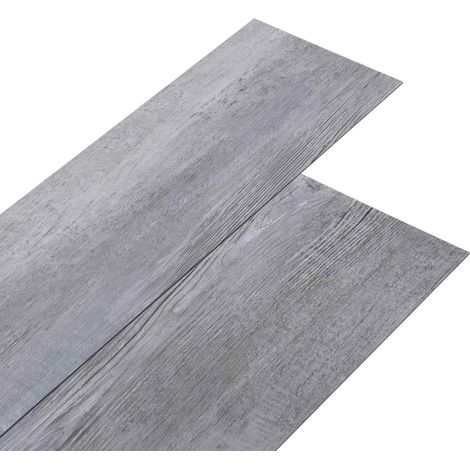 vidaXL Flooring Planks 2.51 m² 18 pcs PVC Matte wood grey