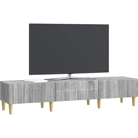 Maison Exclusive - Mobile TV Grigio Sonoma 147 x 34,5 x 30 cm Legno ingegnerizzato