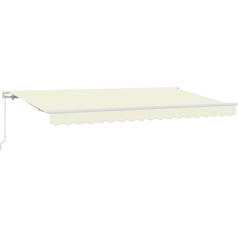 Maison Exclusive - Tenda Retrattile Crema 400 x 200 cm Tessuto