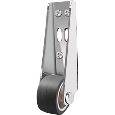 Roulette de portail, roue de support porte retombante en caoutchouc thermoplastique, petite roulette directionnelle avec vis pour portail jardin en bois, clôture jardin (1/5)