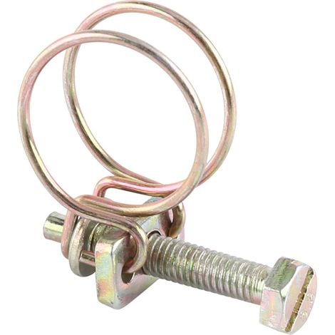 10pcs Double Pinces Réglables en Acier Inoxydable pour Serrure de Tuyaux Colliers de Serrage Joints à Tuyaux d'Eau 25mm (1/5)
