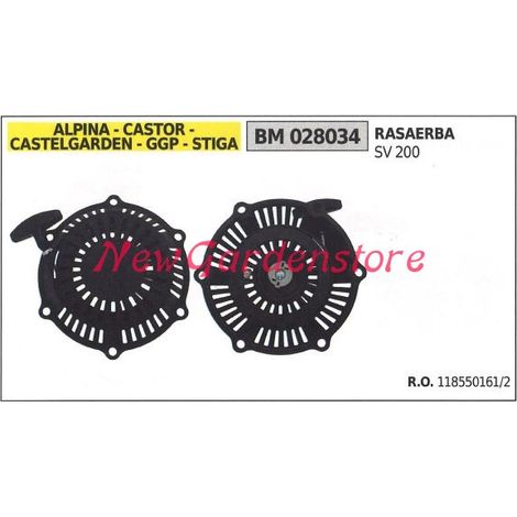 Arrancar motor CASTELGARDEN cortacésped SV 200 028034