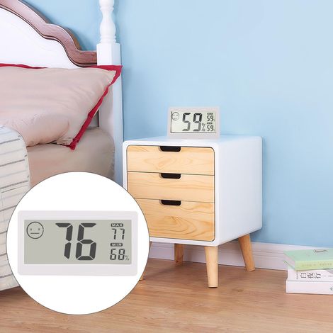 Digitales Haushaltshygrometer, Thermometer, Feuchtigkeitsmesser, 2-in-1-Gerät (1/5)