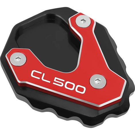 (Rouge-CL500) Compatible avec Honda Silver Wing GT 400 600 01-17 CL500 300 2023 2024 CBR650F. Support de béquille latérale, extension de béquille latérale, maxpower (1/4)