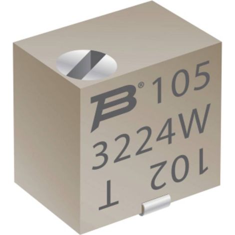 Bourns 3224W-1-503E Trimmer Cermet linéaire 0.25 W 50 kΩ 4320 ° 1 pc(s)