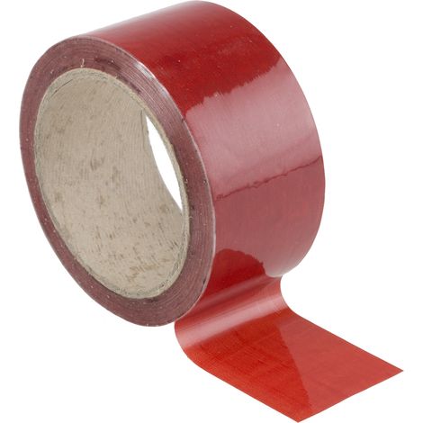 Ruban de marquage pour tuyaux Rouge Vinyle, largeur 50mm x Longueur 33m ( Prix pour 1 )