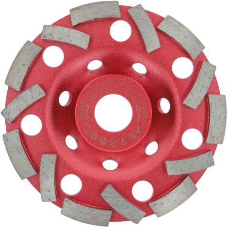 Meules boisseaux diamanté Extra Speed Béton 125 mm x 22,2 mm Plateau de ponçage pour béton Colle à carrelage et maçonnerie (1/5)