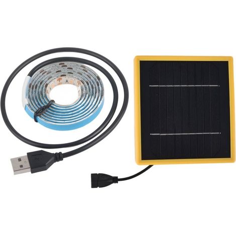 Trywise La plante solaire élève la bande lumineuse de l'énergie solaire à spectre complet 5W LED à flux lumineux élevé LED solaire élève les bandes lumineuses pour la plante 1 mètre / 1.1yd (1/4)