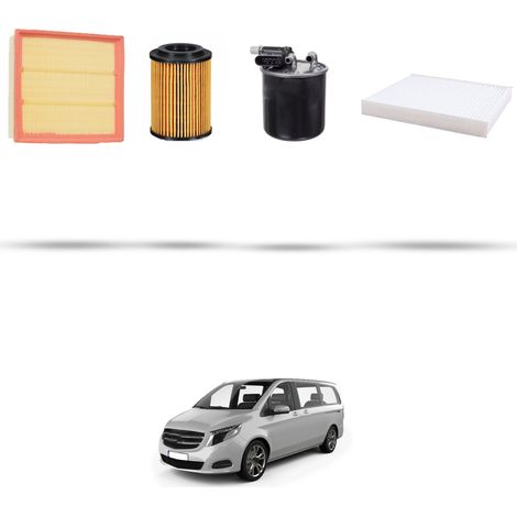 Kit tagliando 4 filtri compatibile con Mercedes Classe V II (447) 200 CDI 100kw Dal 2014 (1/5)