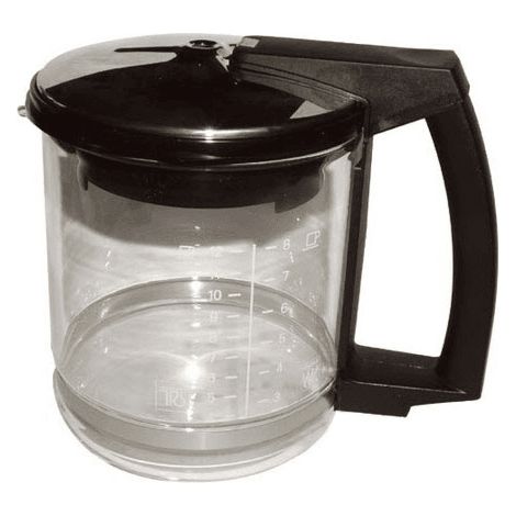 Verseuse à café Krups F0464210f noir 8 tasses verre