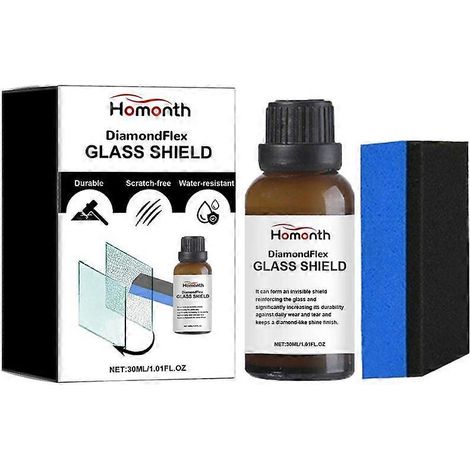 Diamond Flex Glass Shield, adhésif de réparation de verre nano-renforcé, adhésif de réparation des fissures de verre (1/4)