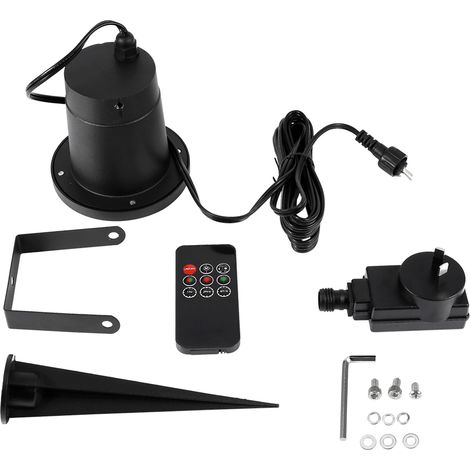 Projecteur laser en forme d'étoile pour décoration de Noël, de jardin, de mariage ou de fête. (1/5)