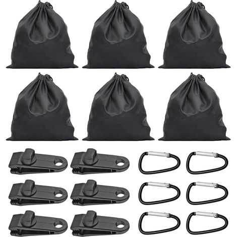 Sac de poids portable pour rideaux de tonnelle d'extérieur, poids de sac de sable pour tentes, rideaux d'extérieur, nappes (1/5)
