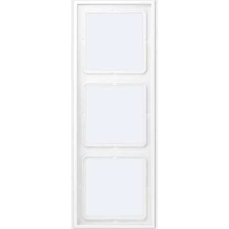 Cornice Jung ls983wwm IP44 finitura opaca montaggio orizzontale verticale (1/2)