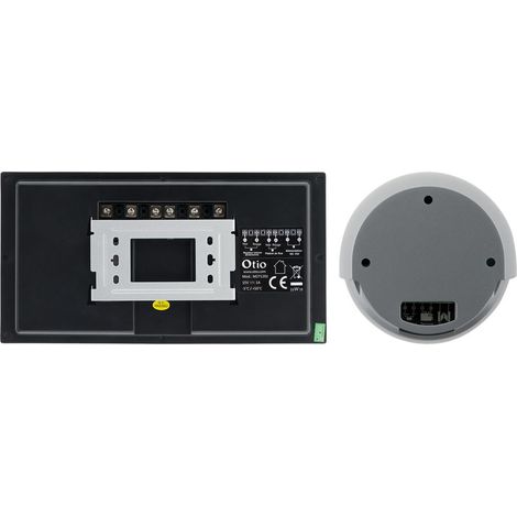 Otio – Portier vidéo VisiHome 2 fils avec mémoire interne – Vision nocturne infrarouge – Alimentation 12VDC – Installation rapide