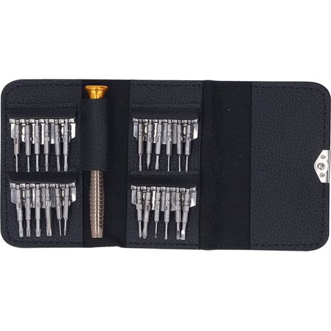 Jeu D'Embouts De Tournevis Précis 25 En 1 Tournevis De Réparation Multifonction Bricolage Kit D'Outils De Réparation Électronique Pour Lunettes Pc Montre Téléphone,Ensemble De Tournevis (1/5)