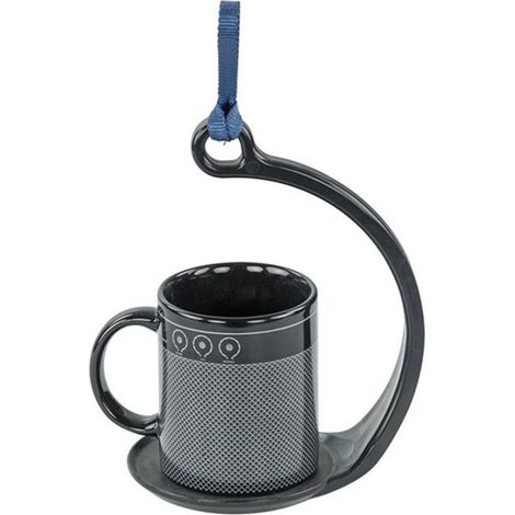 Auslaufsicherer Becherhalter mit Griff, ideal für Kaffee- und Teetassen. (1/5)
