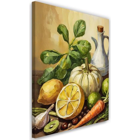 Tableau déco Légumes Fruits Manger 40x60 (1/5)