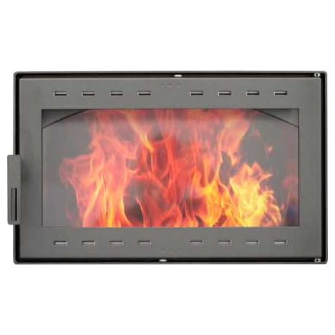 Porte de four à bois HTT 331 Gris Satin