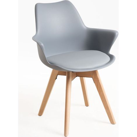 Sillas Comedor - Sillón Synk - Gris claro (1/5)