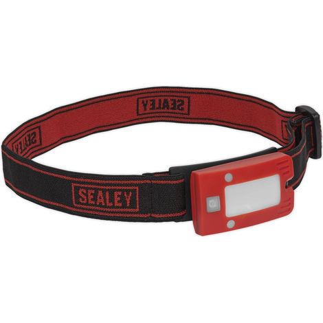 Sealey Rechargeable Head Torch 2W COB LED Auto-Sensor Red LED360HTR (1/5)