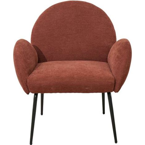 Domo Mea Poltroncina Fly imbottita color mattone 72x67,5x82 cm metallo (1/5)