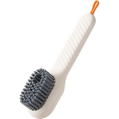 Liquid Soap Dispenser with Soft Bristle Clothes Brush One