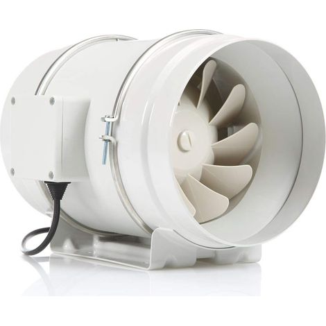 Extractor en línea DFA200 ventilador de conducto 200 mm – Flujo de aire 690 m3/h – Funcionamiento silencioso – Instalación fácil (1/2)