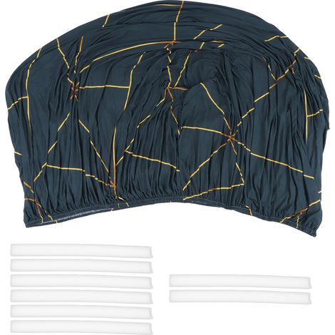 Housse de Canapé 2 Places Tissu Polyester Élastique Doux Protection Meuble Antitache Lavable Confortable Design Moderne (1/5)