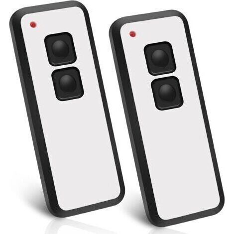 Novoferm Lot de 2 émetteurs portatifs 433,92 MHz pour porte de garage Novotron 522, 524, 502 MAX43-2, 512 Mix 43-2, 2 canaux (1/4)