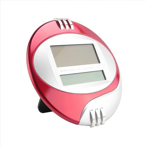 Digitales Wandthermometer mit Temperaturanzeige, roter LCD-Elektronikuhr, integriertem Kalender für Büro oder Zuhause, klarem und präzisem Display. (1/5)