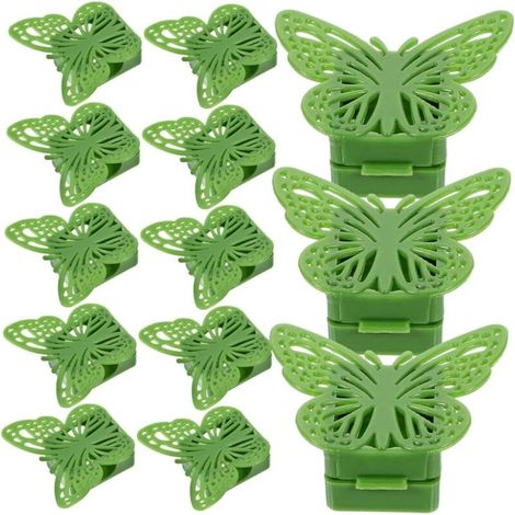 Pack of 20 plant clips for climbing plants, wall supports for climbing plants, supports for garden plants, sturdy clips for climbing plant supports (1/5)