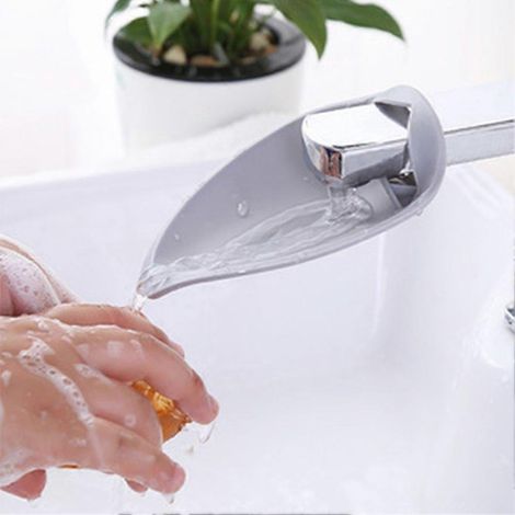 Faucet extender, silicone duckbill bathroom faucet extender, splashproof (1/5)