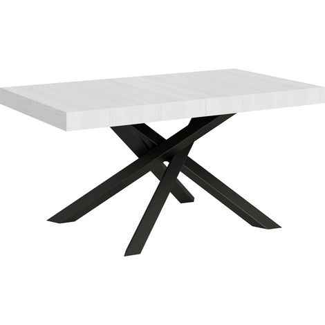 Tavolo Allungabile 160-264x90x77 cm Volantis Bianco Frassino (1/5)