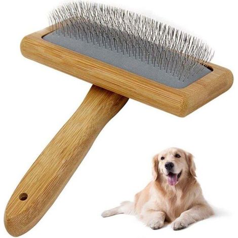 Haustierbürste für Hunde und Katzen, Fellpflegebürste für langes und kurzes Haar, Werkzeug zur Haarentfernung für Hunde und Katzen. (1/4)