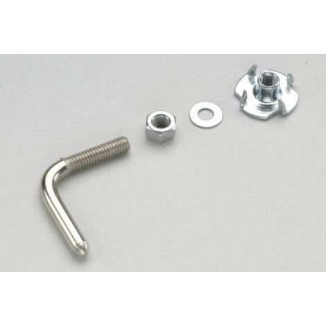 Tow hook, 2.40x25mm, Galvanized Steel (2pcs)