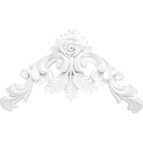 1 Ornament - Stuck aus PU, stoßfest & hart - Dekoration Grand Decor - große Auswahl: A626 (1/2)
