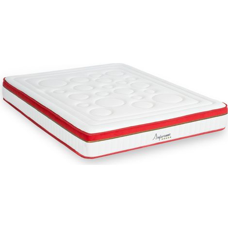 Matelas Suprême mousse Haute densité Accueil mémoire de forme 24 cm - 140 x 200 cm (1/5)