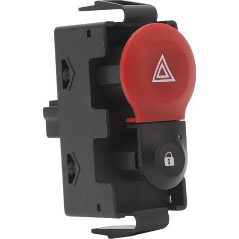 Interrupteur de feux de détresse 8200523299 Bouton de commande de commutateur de feux de détresse pour Clio MK3 Modus 2005 à 2012