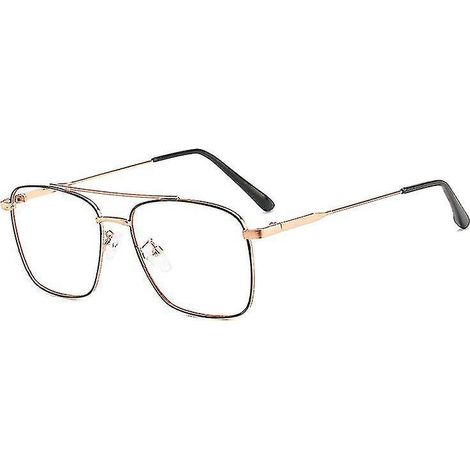 Blaulichtfilterbrille, Retro-Metallrahmenbrille für Damen und Herren, allgemeine Schutzbrille, bequem (1/5)