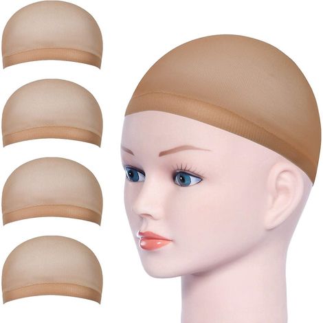 neutres Nue , Casquettes Filet Cheveux Perruque, Bonnet Unisexe Wig Caps De Perruque Pour Homme Et Femme (1/5)