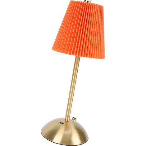 Kleine, plissierte Tischlampe aus Eisen und Stoff mit sanftem Licht, Nachttischlampe für Schlafzimmer und Wohnzimmer, Stil 2 (1/5)
