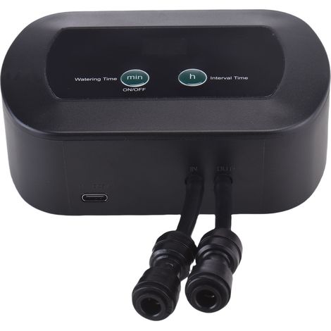 Sistema de riego automático con temporizador para reptiles y plantas acuáticas, controlador de humedad inteligente giratorio 360°. (1/5)