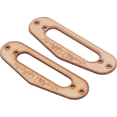 2PCS Support de Guitare Acoustique en Bois d'Érable Naturel, Cadre Décoratif pour Micro Guitare Simple (1/5)