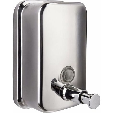 Seifenspender aus Edelstahl zur Wandmontage, für Badezimmer, Küche, Seifenkiste, Hotel, Restaurant, Handdesinfektionsmittelflasche, 500 ml (1/4)